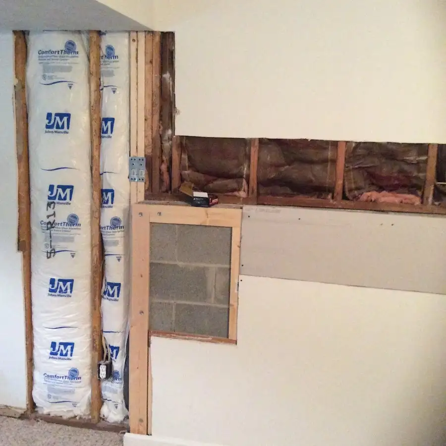 Wall insulation replacement during Structural Drying in Eastchester